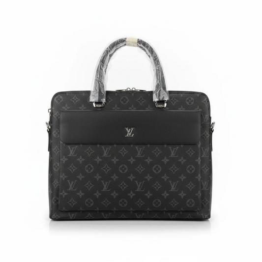 Premium Brown Monogram Laptop & Handbag