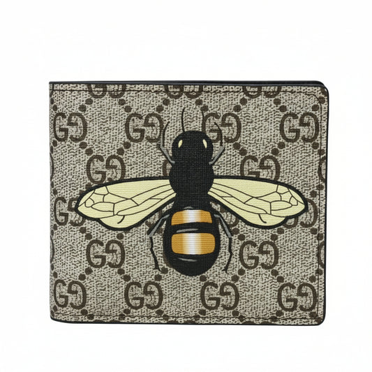 Gucci Small Leather Bee Wallet