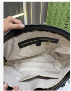 Gucci Ophidia GG Black Tote Bag Set