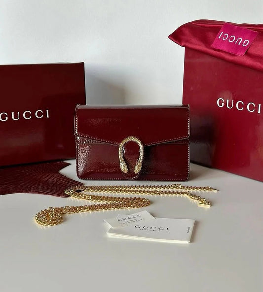 GUCCI GG Marmont Shoulder Bag (Mahroon)