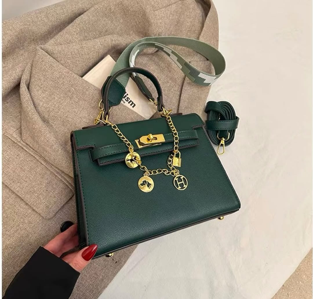Hermes Kelly 25 Handbag Green