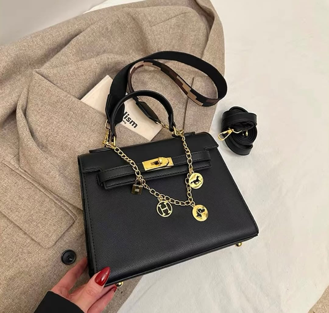 Hermes Kelly 25 Handbag Black