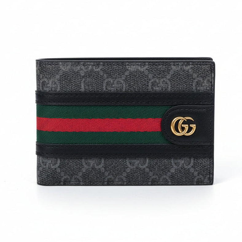 Designer Short Ophidia Wallet Black