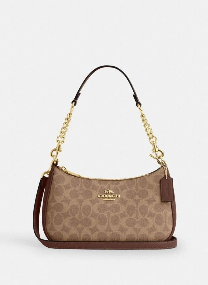 Coach Teri Shoulder Bag (Brown)