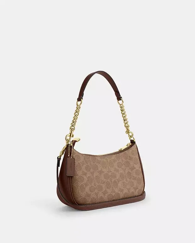 Coach Teri Shoulder Bag (Brown)