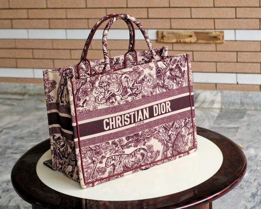 CHRISTIAN DIOR Book Oblique Tote Bag.