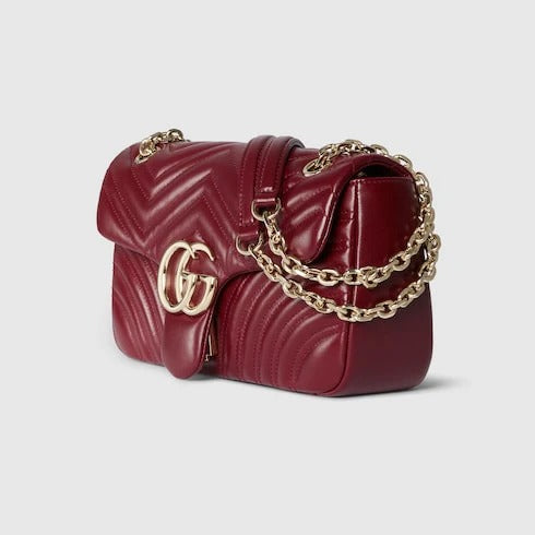 GUCCI GG Marmont Shoulder Bag (Mahroon)