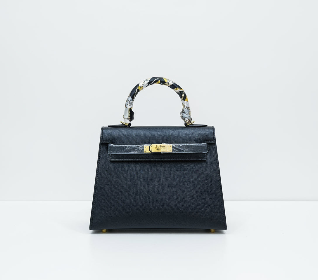 Hermes Kelly 25 Handbag Black