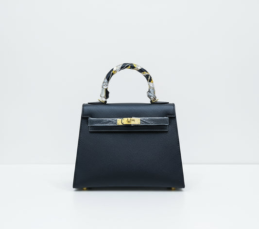 Hermes Kelly 25 Handbag Black