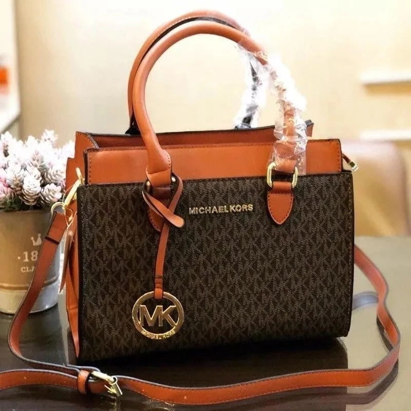 Michael Kors Mercer Hand Bag in Brown
