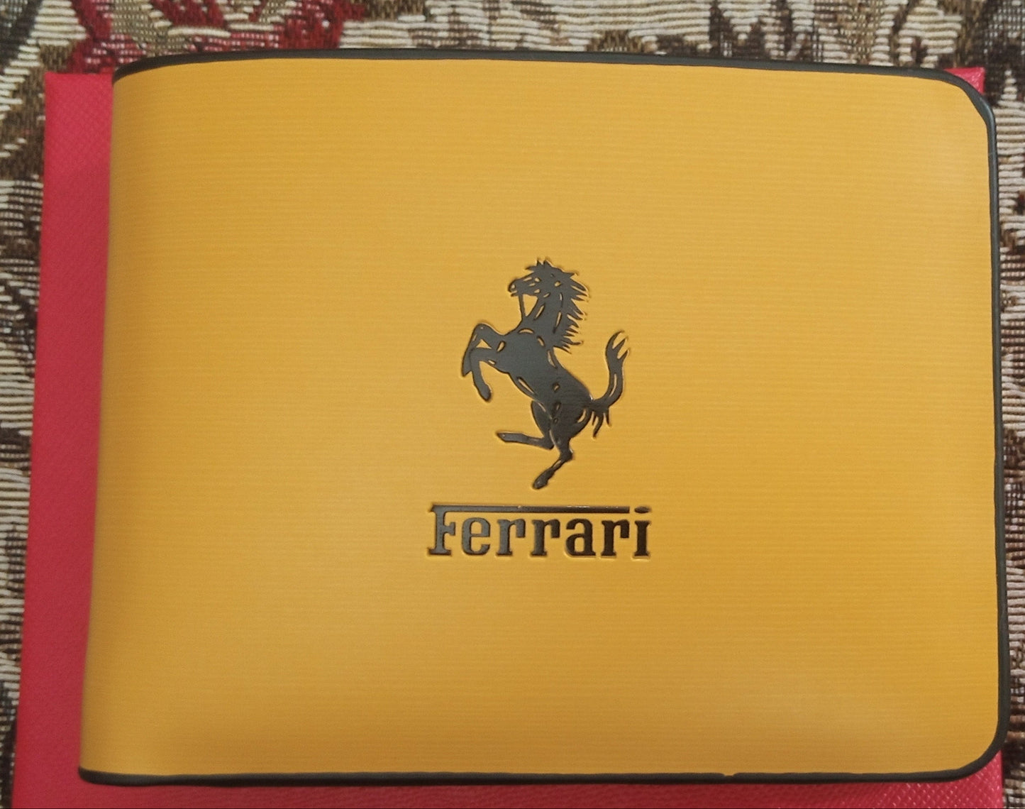 Designer Ferrari Yellow Wallet